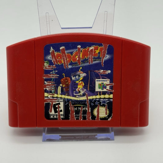 Rocket: Robot on Wheels - Nintendo 64 N64 Game - Authentic Tested (Worn Label)0