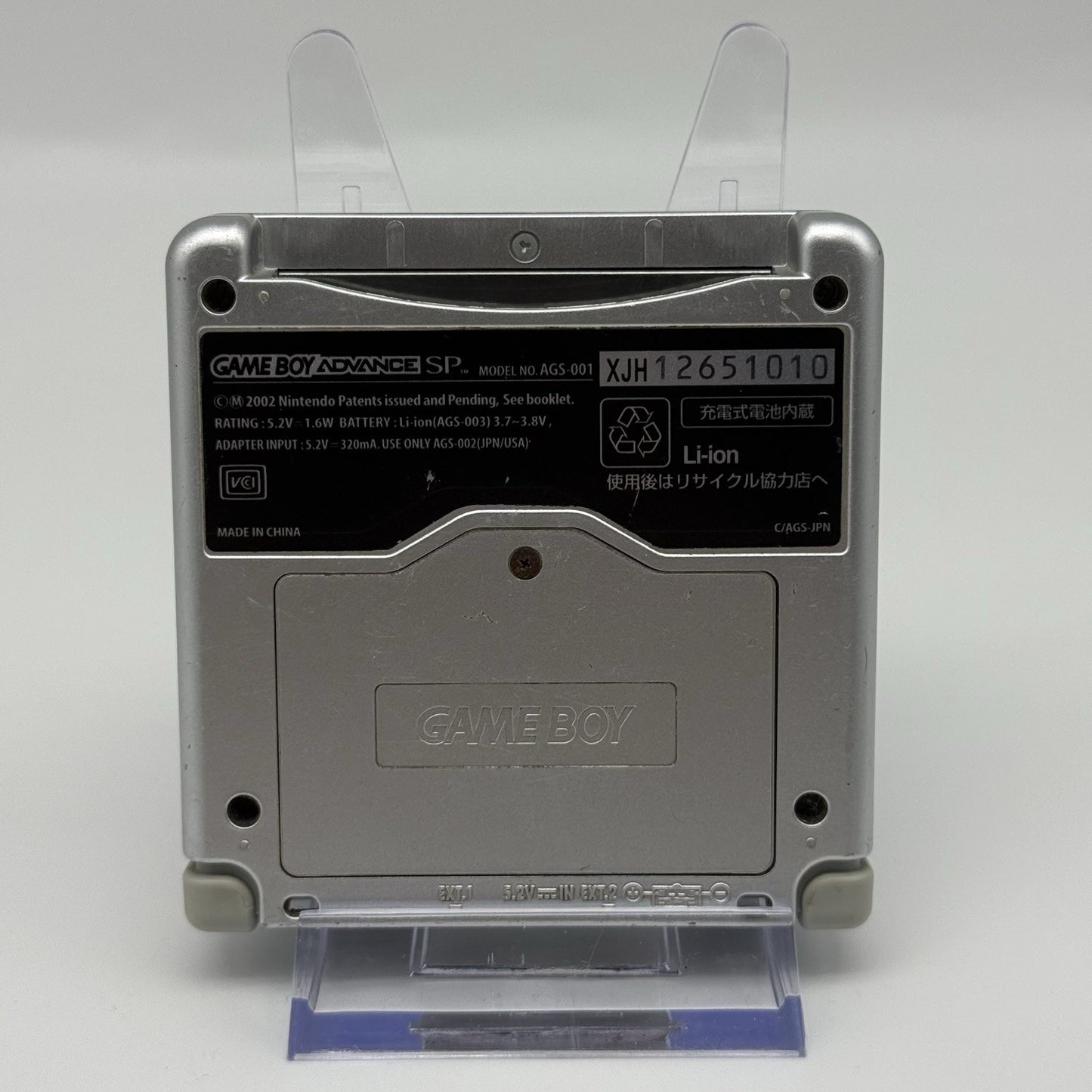 Nintendo Gameboy Advance GBA SP Silver Platinum Console AGS 001 w/Charger Tested9
