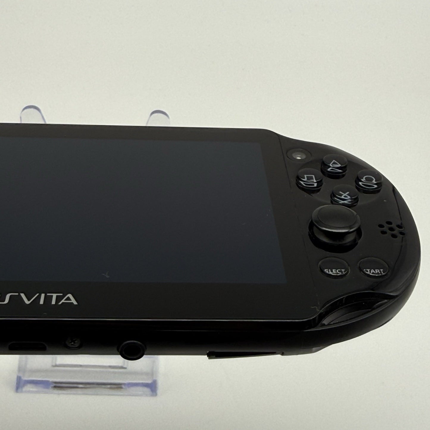 Sony PS Vita PCH-2000 Black Console, Charger, Crystal Case -Tested New Joysticks6
