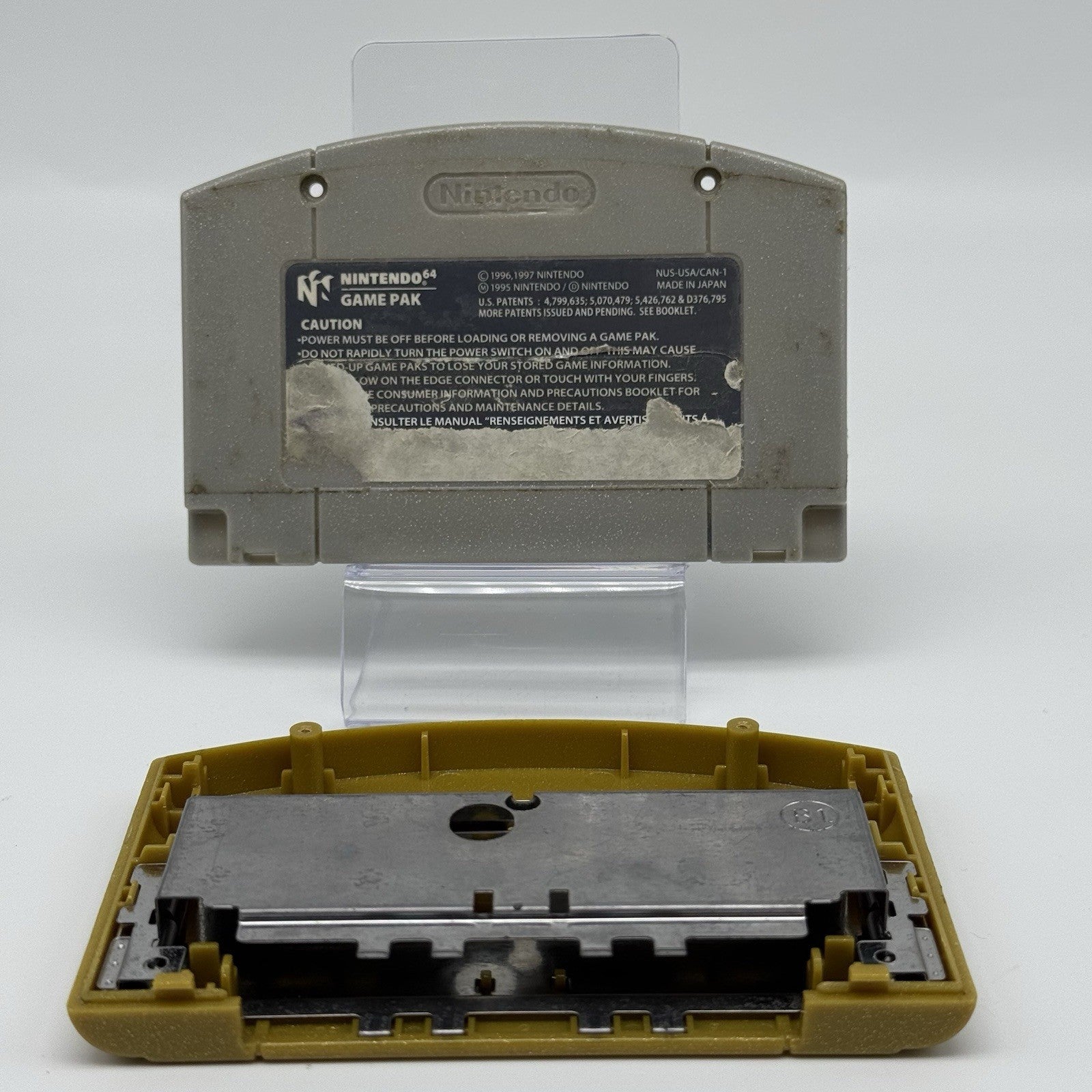 Nintendo N64 Pokemon Stadium 2: Game Cartridge SHELL ONLY - Authentic (NO BOARD)1
