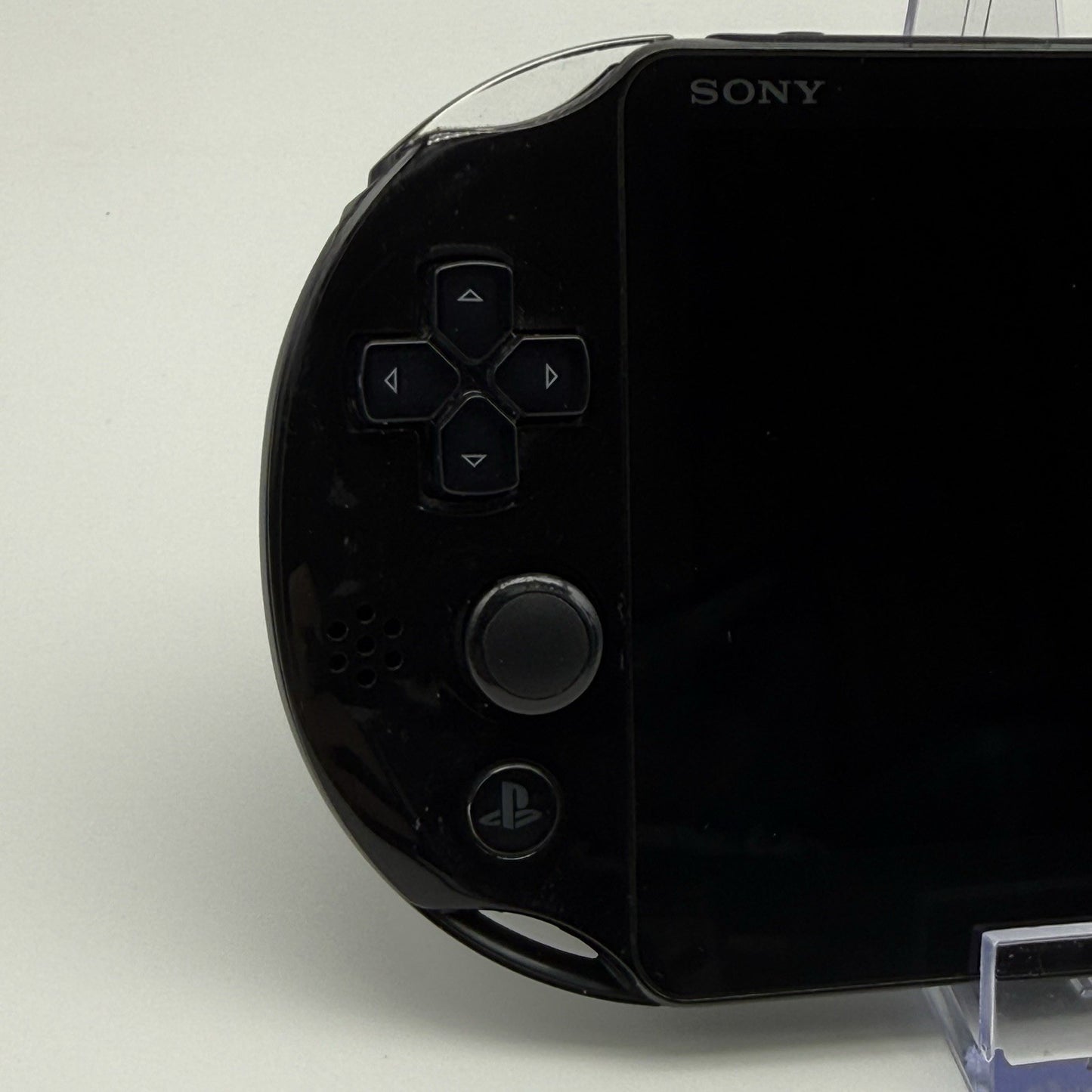 Sony PS Vita PCH-2000 Black Console, Charger, Crystal Case -Tested New Joysticks3