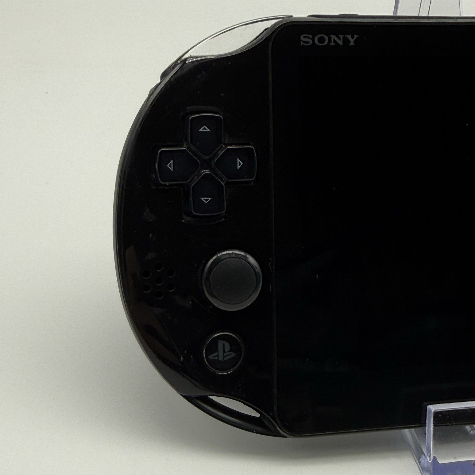 Sony PS Vita PCH-2000 Black Console, Charger, Crystal Case -Tested New Joysticks3