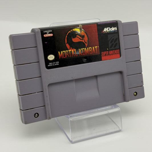 Mortal Kombat SNES TESTED Super Nintendo Game Cart Only Authentic0