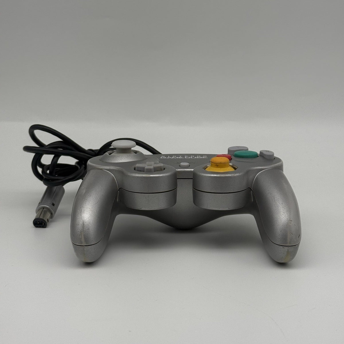 Official Nintendo GameCube Controller Platinum Silver OEM DOL-003 T2 Dot Tested1