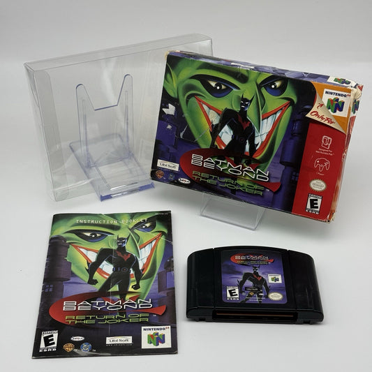 Batman Beyond: Return of Joker (Nintendo 64 N64) Game Complete CIB - Tested0