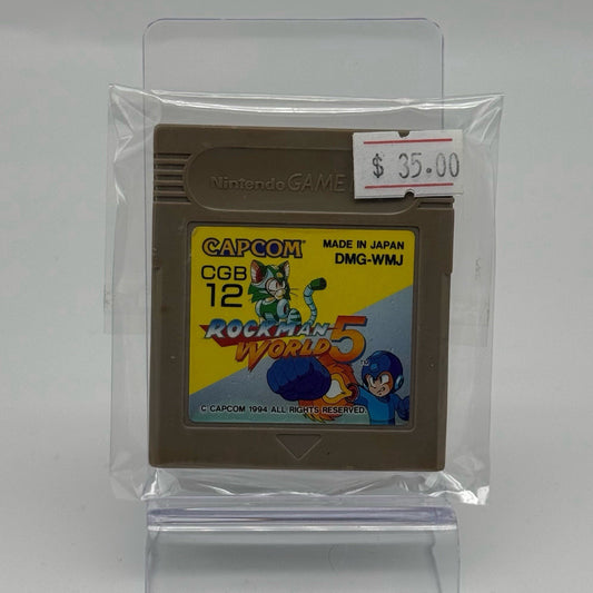 Rockman World 5, Game Boy GB, DMG WMJ, Cleaned/Tested   Japanese0