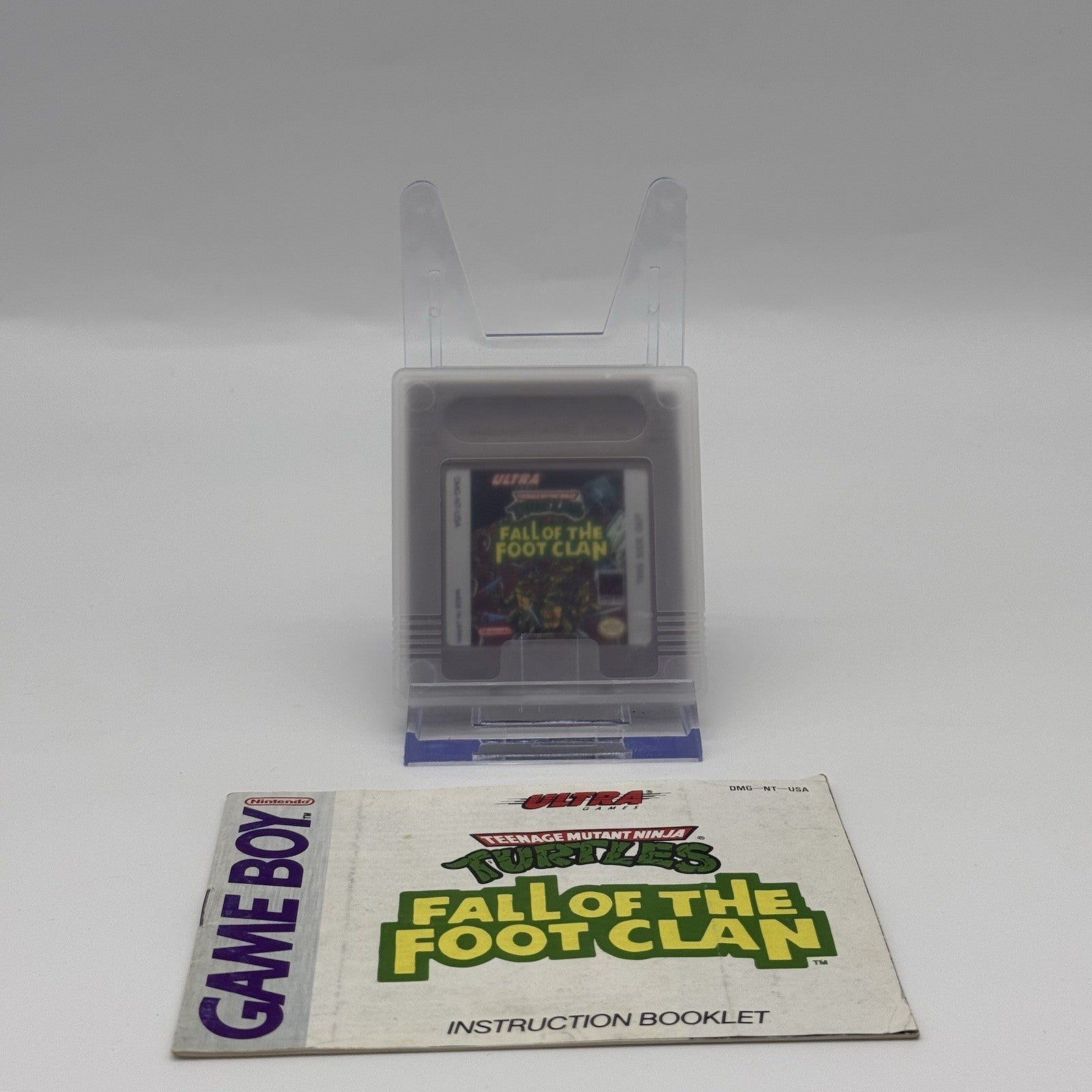 Teenage Mutant Ninja Turtles: Fall of the Foot Clan Nintendo Game Boy w/Manual0