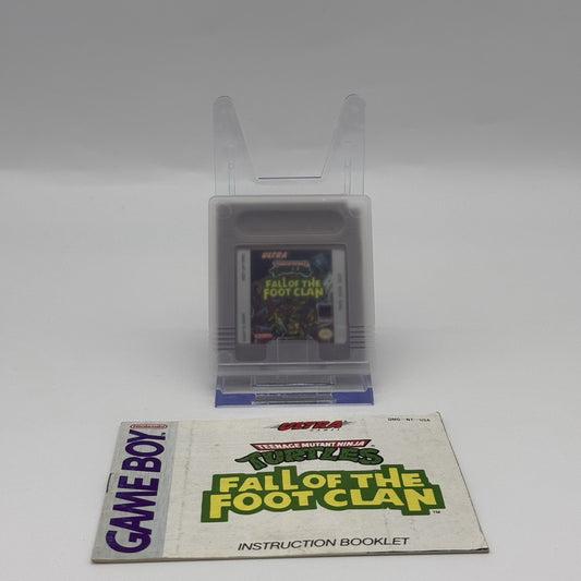 Teenage Mutant Ninja Turtles: Fall of the Foot Clan Nintendo Game Boy w/Manual0