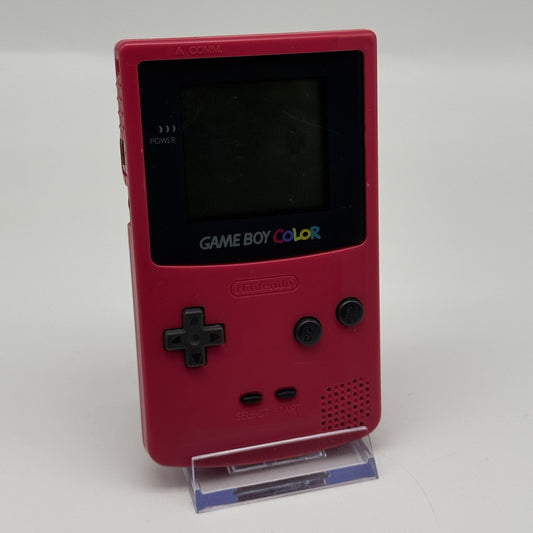 Nintendo Gameboy Boy Color Berry Red Console GBC CGB-001 - Tested Working0