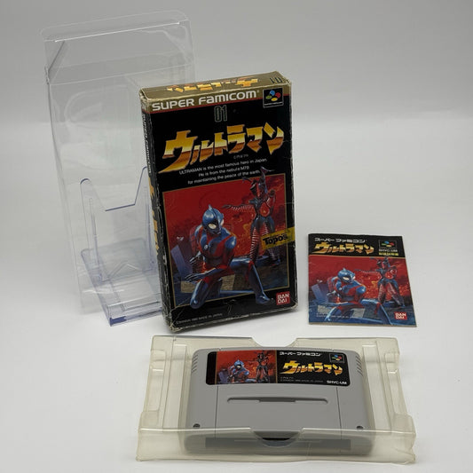 Ultraman Complete CIB Nintendo Super Famicom SFC BANDAI JP - US Seller0