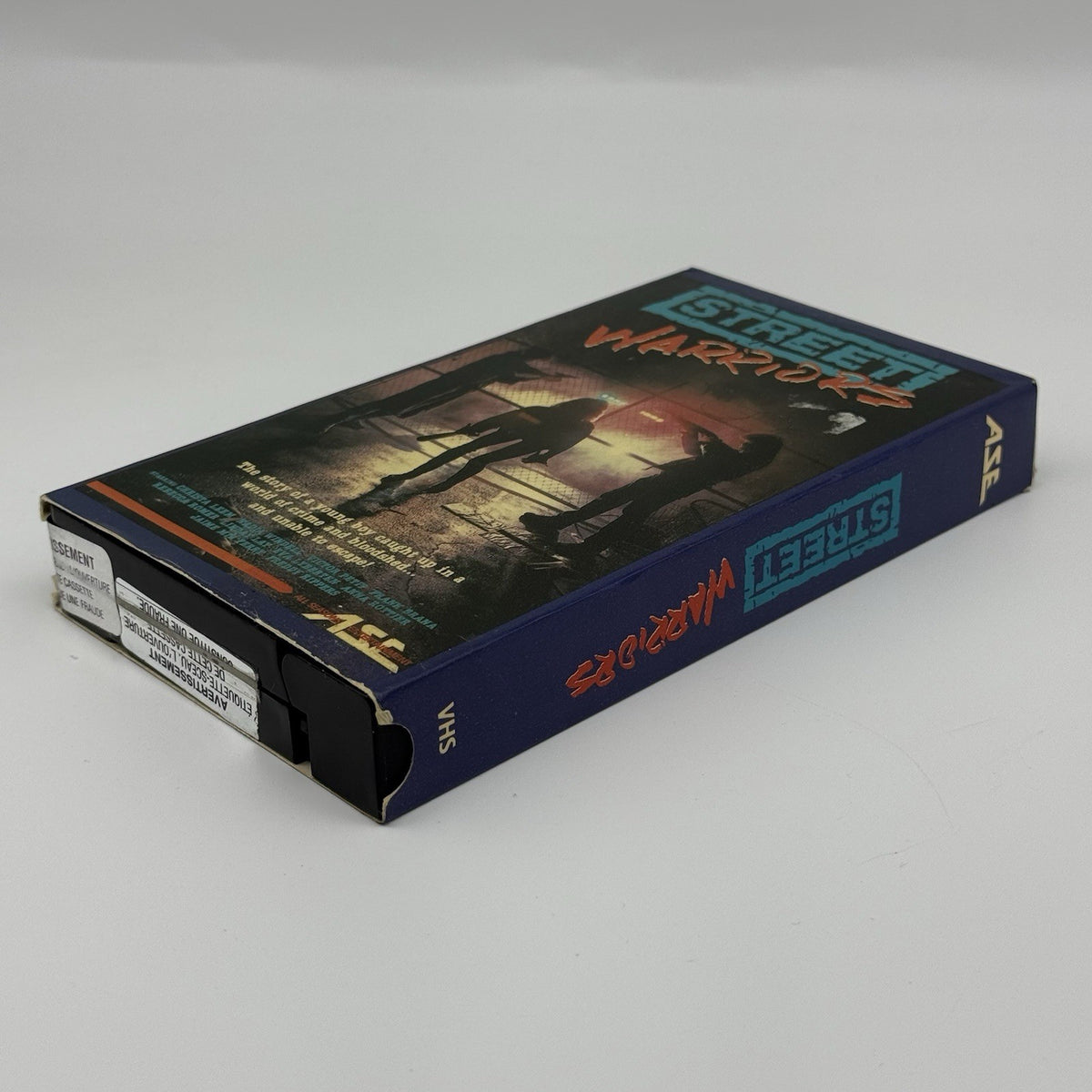 Street Warriors VHS Tape Cult Movie Rare VTG Vintage Tested19