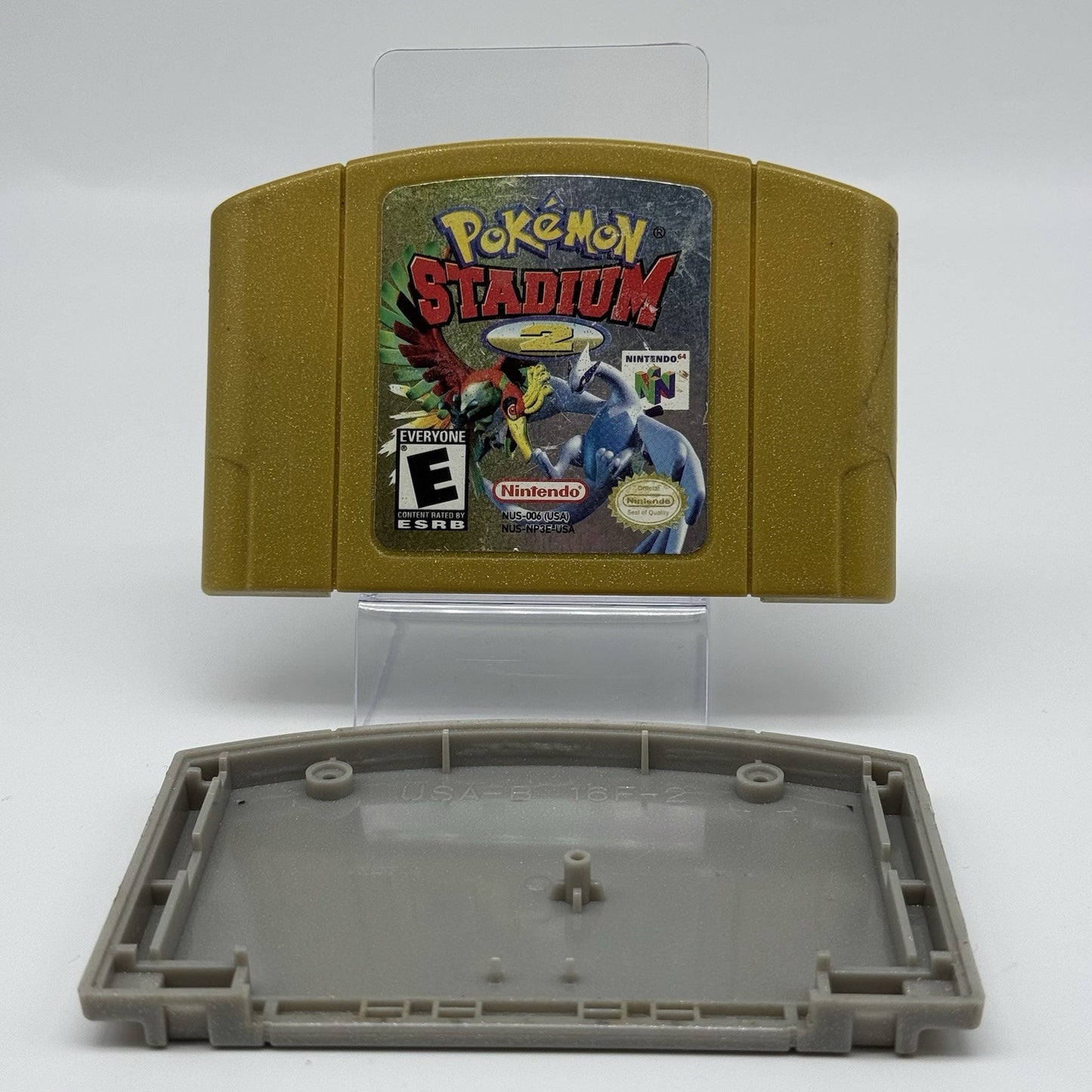 Nintendo N64 Pokemon Stadium 2: Game Cartridge SHELL ONLY - Authentic (NO BOARD)0