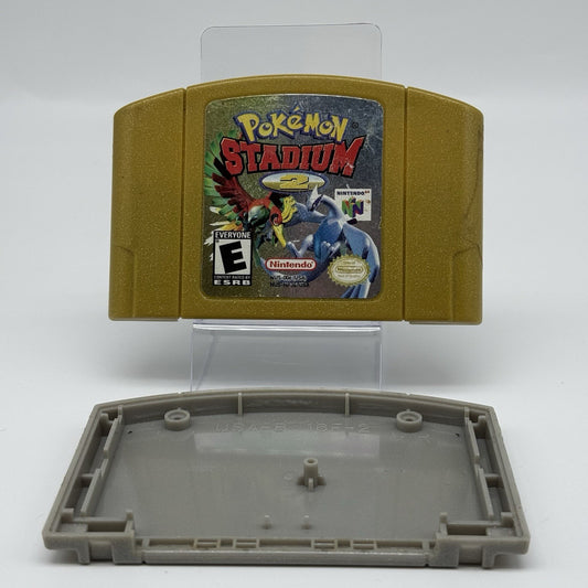 Nintendo N64 Pokemon Stadium 2: Game Cartridge SHELL ONLY - Authentic (NO BOARD)0