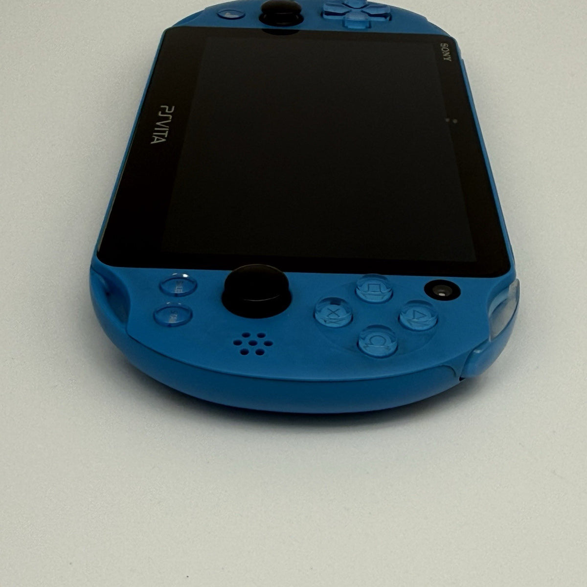 PS Vita PCH-2000 Console w/Box, Case, Charger Region Free Aqua Blue - Tested USA10