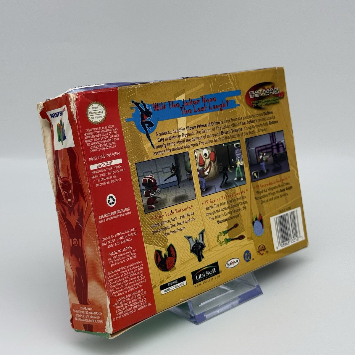 Batman Beyond: Return of Joker (Nintendo 64 N64) Game Complete CIB - Tested11