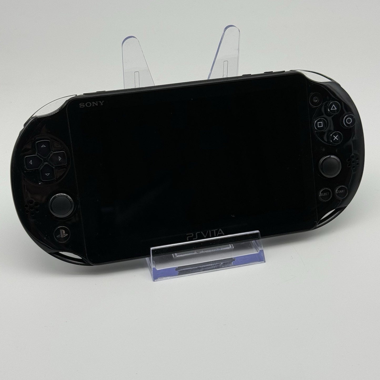 Sony PS Vita PCH-2000 Black Console, Charger, Crystal Case -Tested New Joysticks2