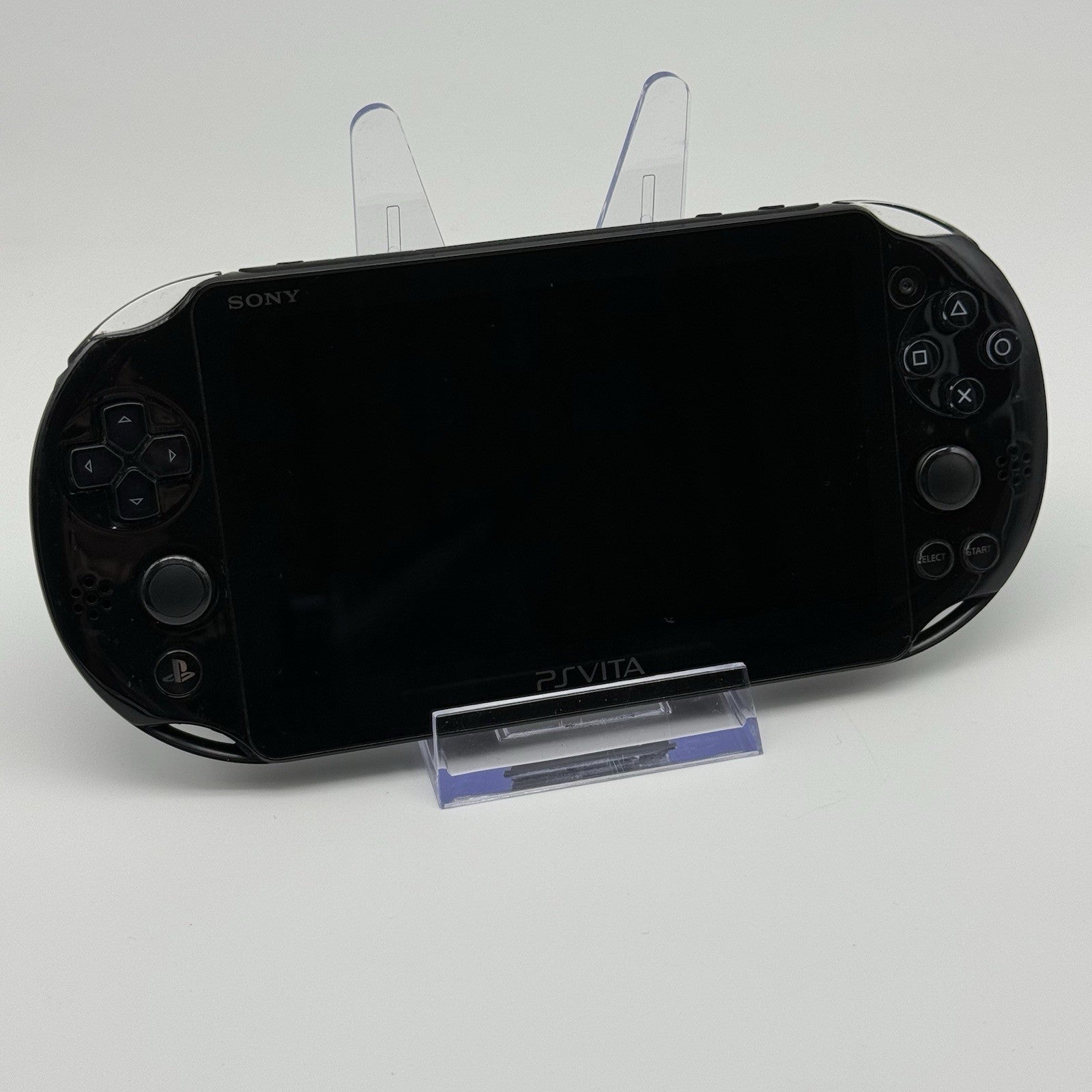 Sony PS Vita PCH-2000 Black Console, Charger, Crystal Case -Tested New Joysticks2