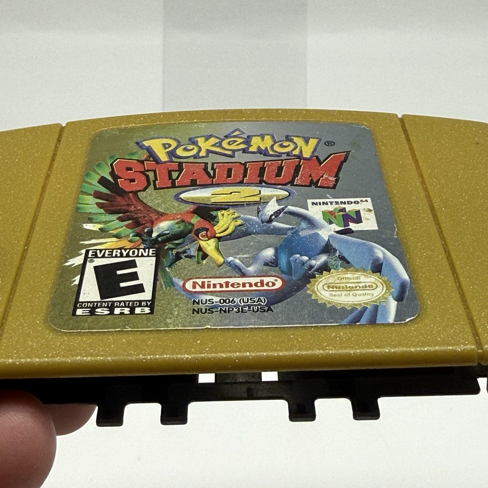 Nintendo N64 Pokemon Stadium 2: Game Cartridge SHELL ONLY - Authentic (NO BOARD)9