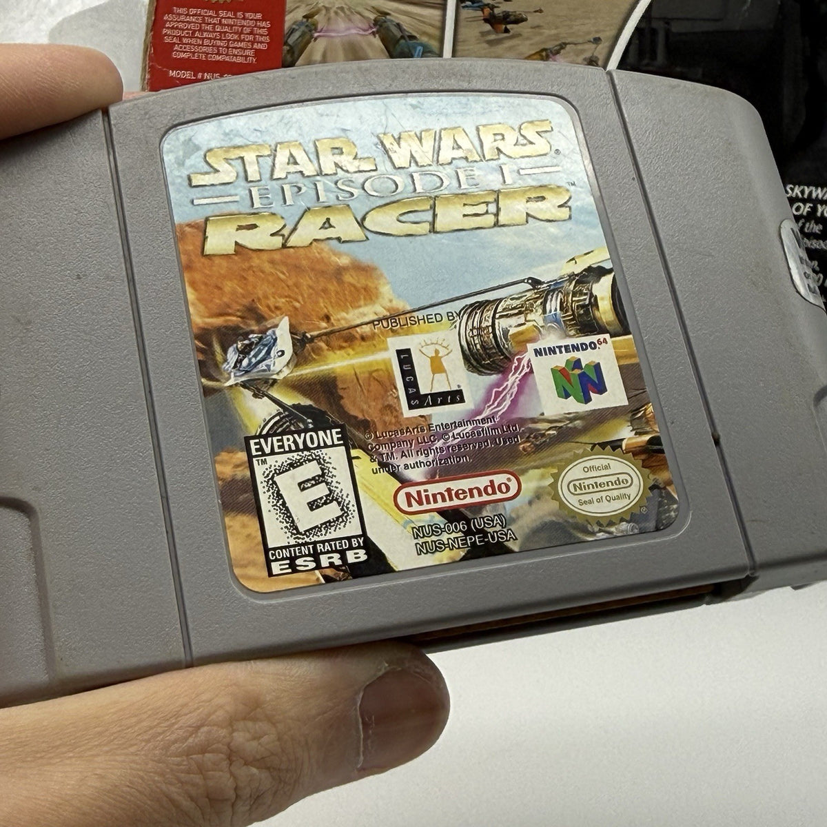 Star Wars: Episode 1 I: Racer Nintendo 64 N64 Game Complete CIB - Tested2