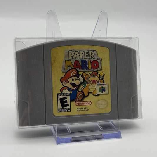Paper Mario (Nintendo 64, N64) Authentic Game Cartridge - Tested Working0