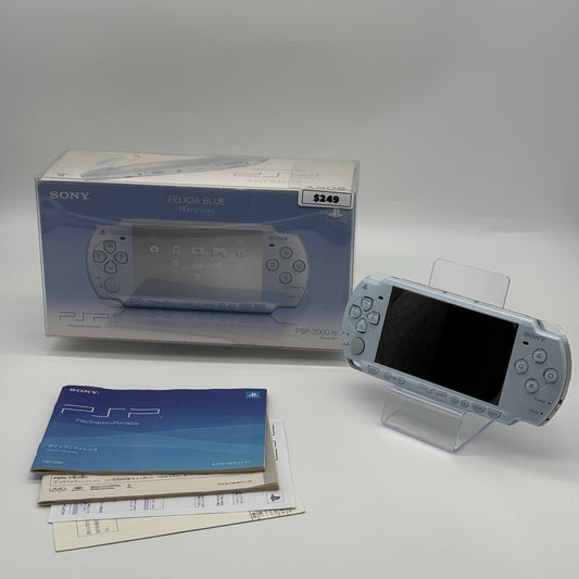 Sony PSP-2000 FB Blume Series Felicia Blue Console Boxed Japan System US Seller0