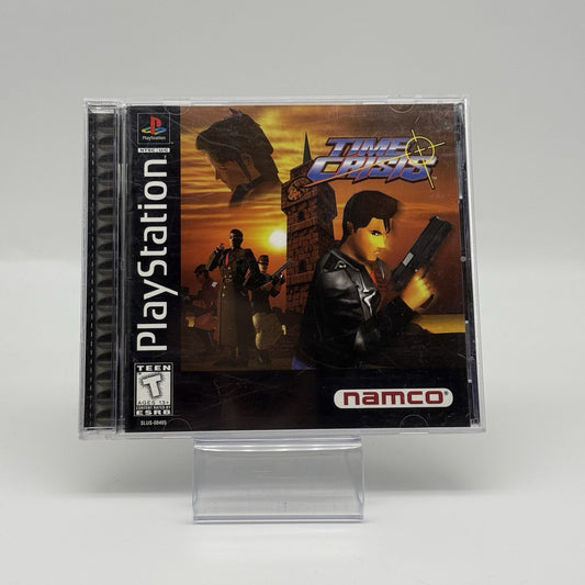 Time Crisis CIB Playstation PS1 Game Complete w/ Manual & Reg Card - Tested0