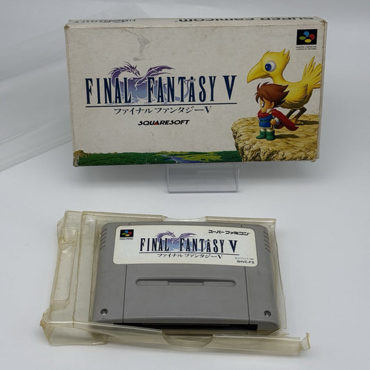 Square Enix Final Fantasy V Super Famicom SFC With BOX Japan Import US Seller0