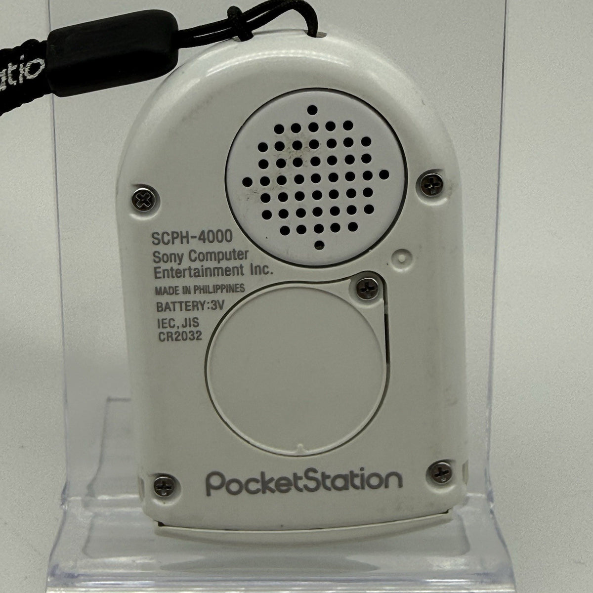Sony Playstation Pocket Station White +Strap SCPH-4000 Japanese Tested US Seller4