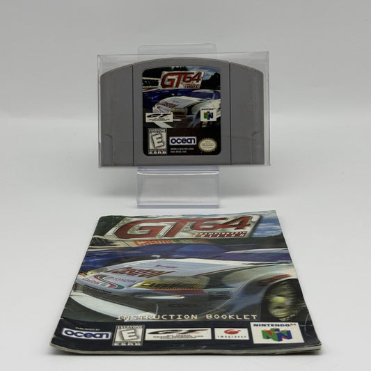 GT64 Championship Edition Nintendo 64 N64 Game Cartridge w/Manual - Tested0