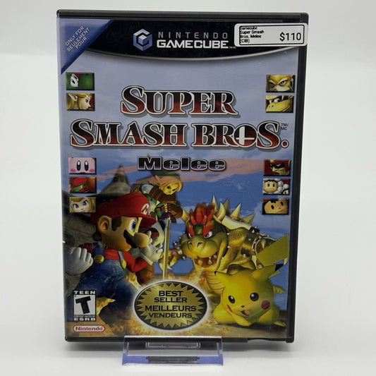 Super Smash Bros Melee Game (Nintendo GameCube) CIB Complete - Tested Working0