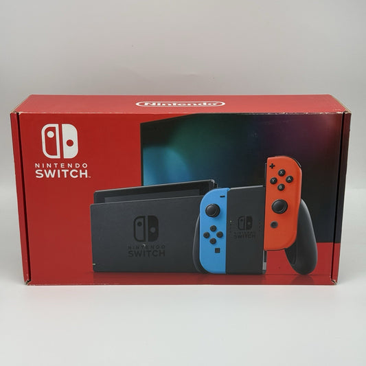 Nintendo Switch V2 Console Gaming System Blue Red HAC-001-01 Region Free Tested0
