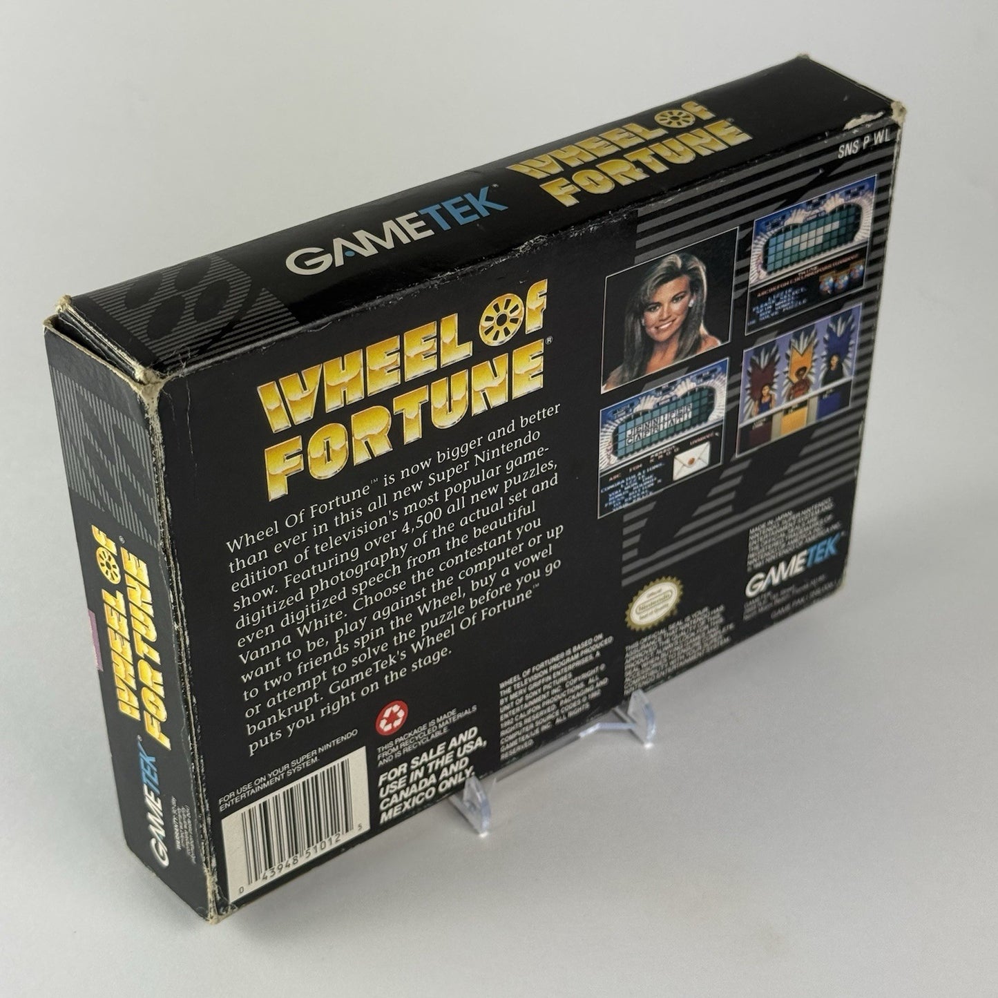 Wheel of Fortune Deluxe Edition SNES Super Nintendo CIB Complete in Box, Manual4