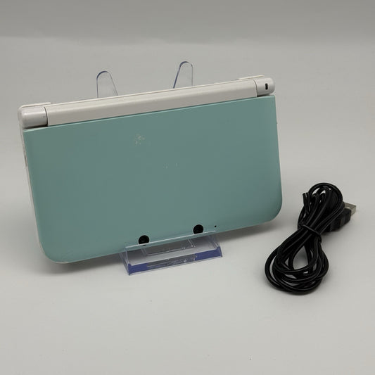 Nintendo 3DS XL LL Mint White Console JP Region - *For Parts Repair* Camera & LR0