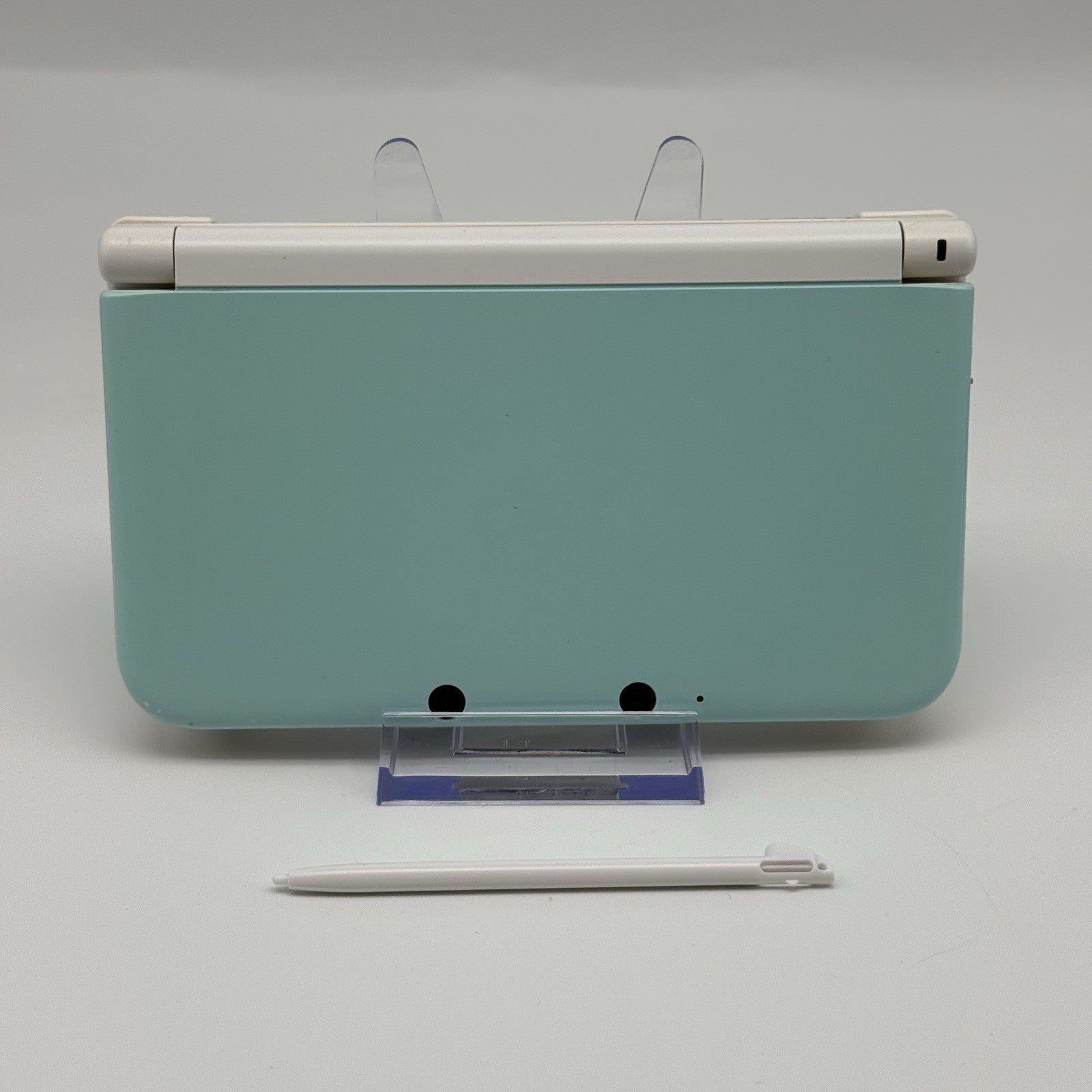 Nintendo 3DS XL LL Mint & White Console w/Charger USA - *Read: Screens & Camera*1