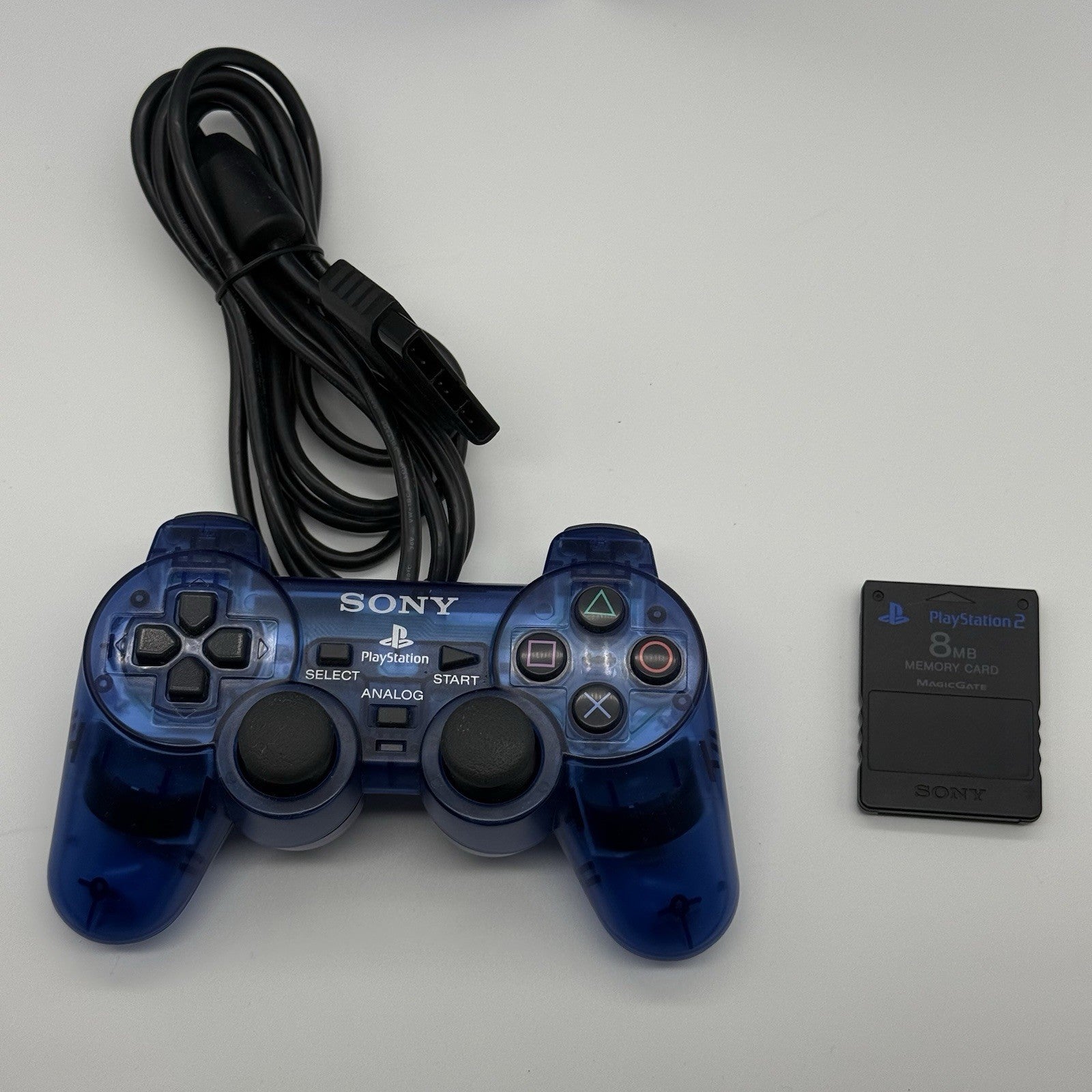 Sony Playstation 2 Ocean Blue PS2 SCPH-37000 Japanese Console Controller NTSC-J3