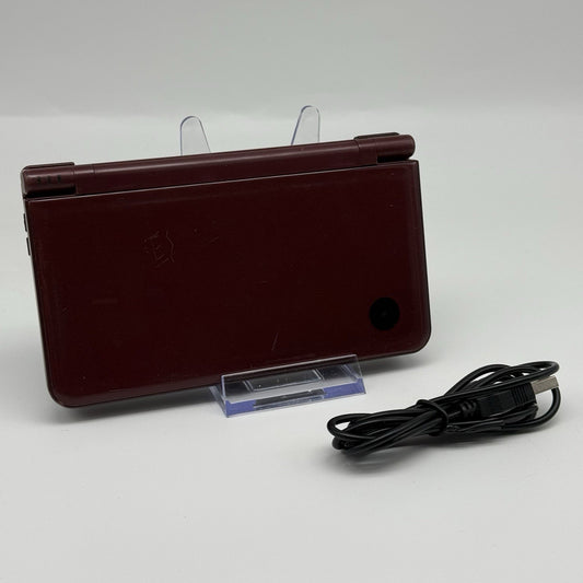 Nintendo DSi XL Burgundy Maroon Wine Red Handheld Console UTL-001 Tested & Works0