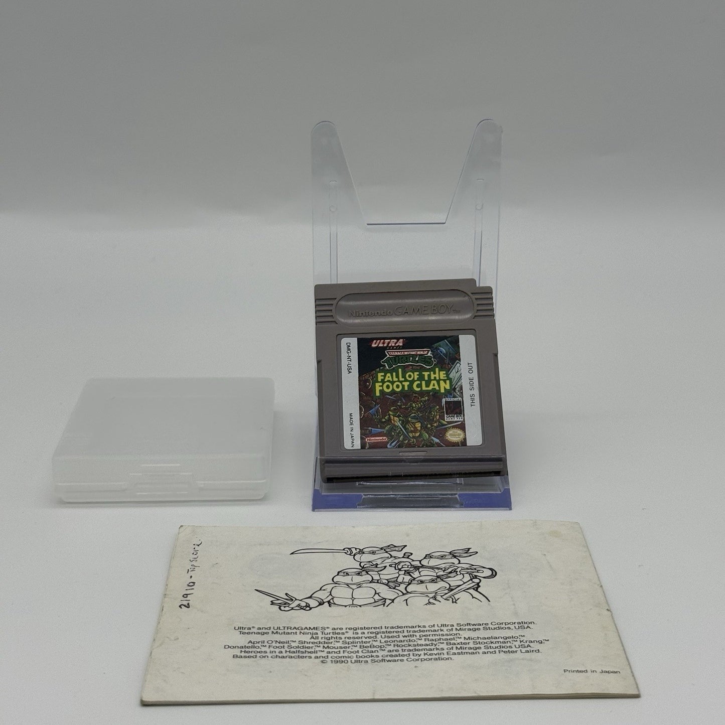 Teenage Mutant Ninja Turtles: Fall of the Foot Clan Nintendo Game Boy w/Manual1