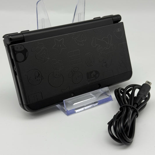“new” Nintendo 3DS Super Mario Black Special Edition Console w/Charger - Tested0