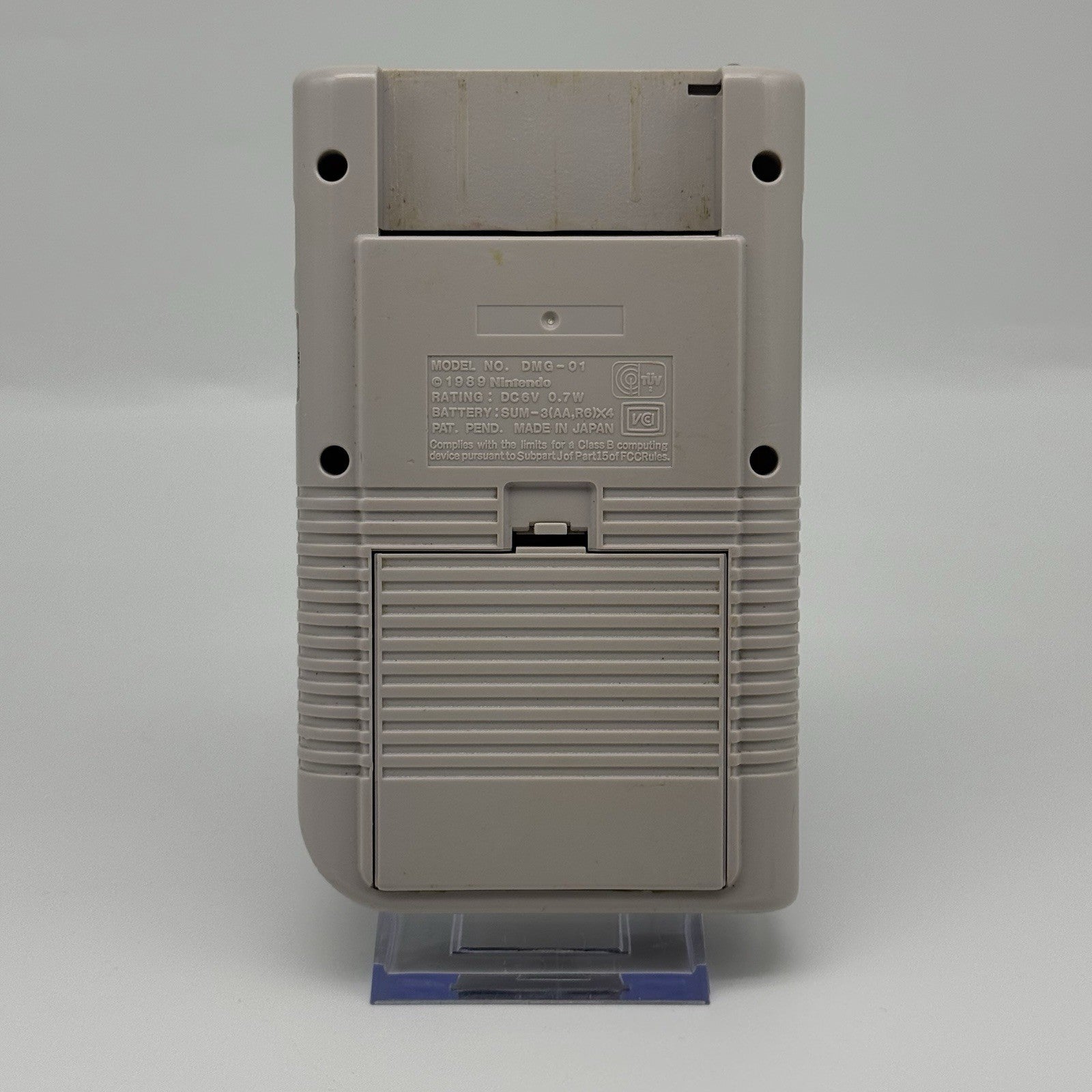 Grey Nintendo Classic Game Boy DMG With Upgraded Backlit IPS LCD Screen Console2