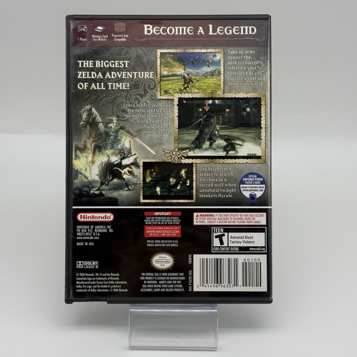 The Legend of Zelda: Twilight Princess GameCube CIB Complete w/Manual - Tested10