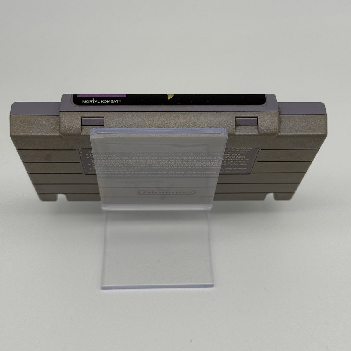 Mortal Kombat SNES TESTED Super Nintendo Game Cart Only Authentic4