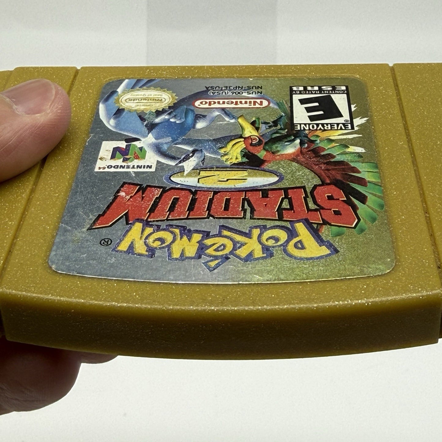 Nintendo N64 Pokemon Stadium 2: Game Cartridge SHELL ONLY - Authentic (NO BOARD)10