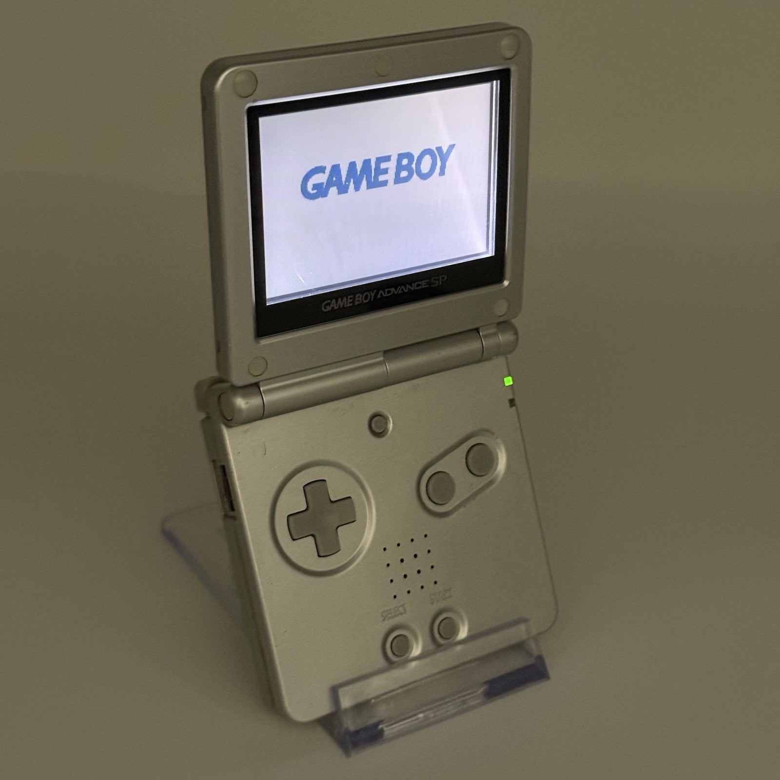 Nintendo Gameboy Advance GBA SP Silver Platinum Console AGS 001 w/Charger Tested2