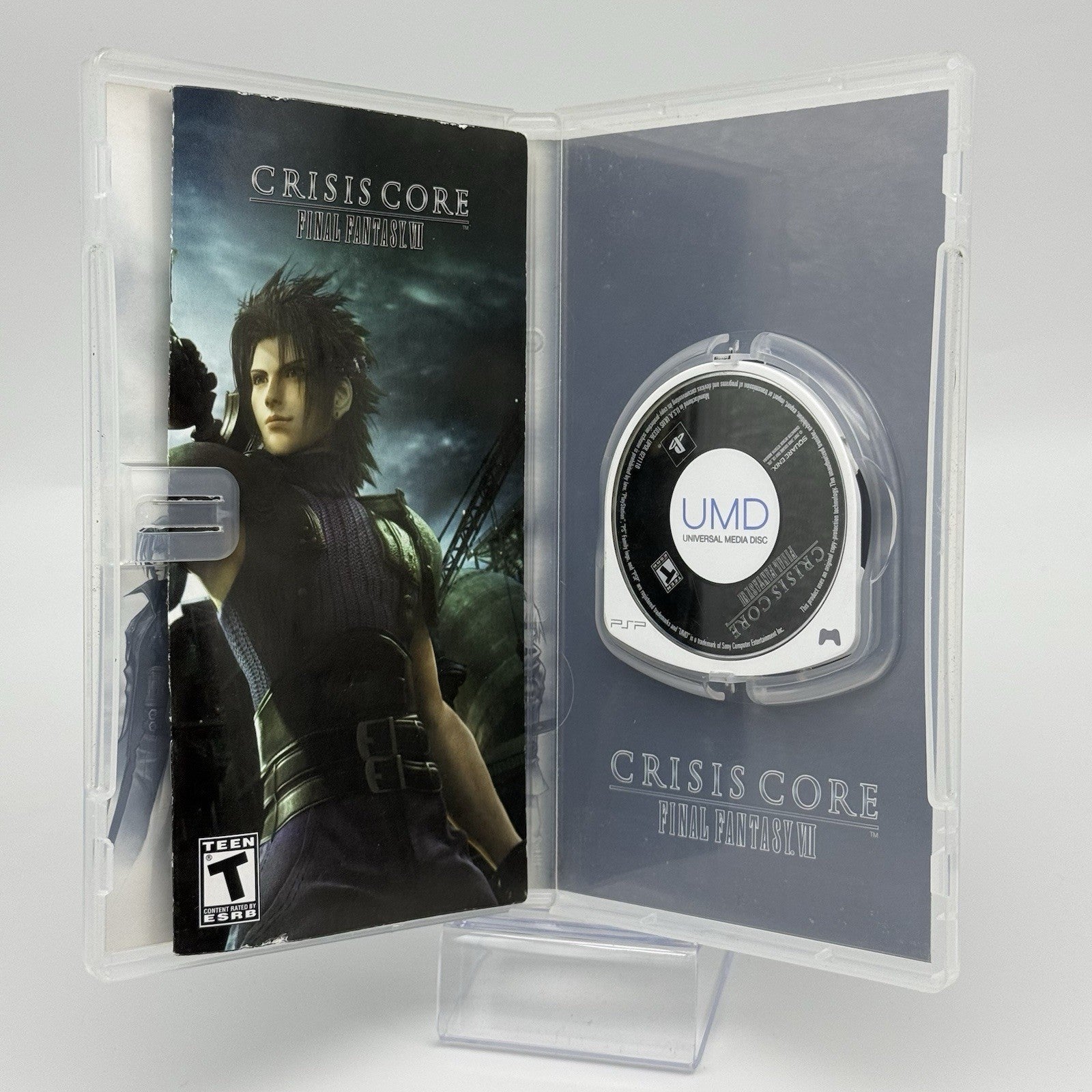 Crisis Core: Final Fantasy VII 7 PSP Black Label Complete CIB w/Reg Card Tested2