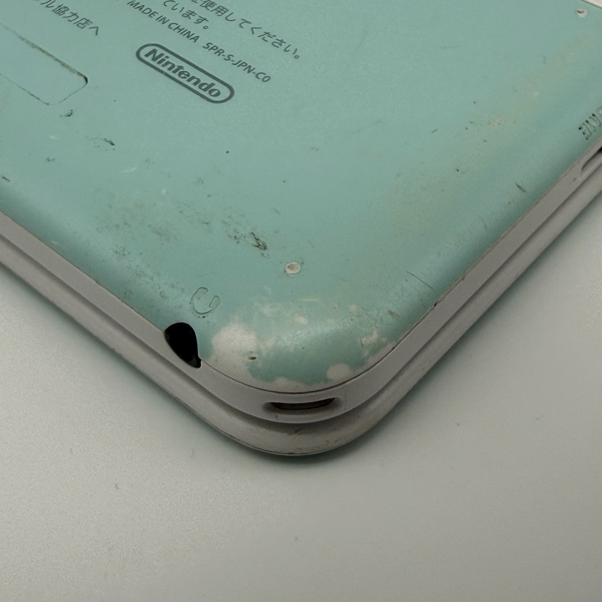 Nintendo 3DS XL LL Mint White Console JP Region - *For Parts Repair* Camera & LR12