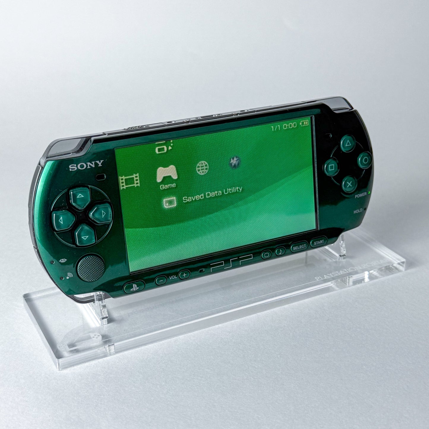 PSP 3000 - Spirited Green Console