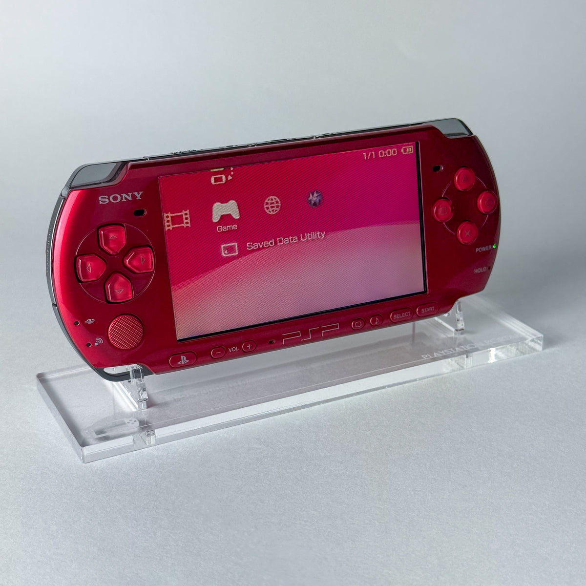 PSP 3000 - Radiant Red Console